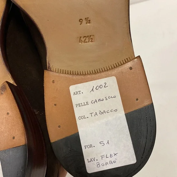 Caporicci calf, leather suede, vintage loafers never been worn, still in box.